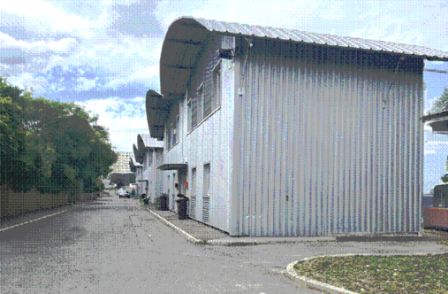 Façade de l'hôtel d'entreprises à Villemomble