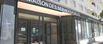 Façade de la maison des services publics