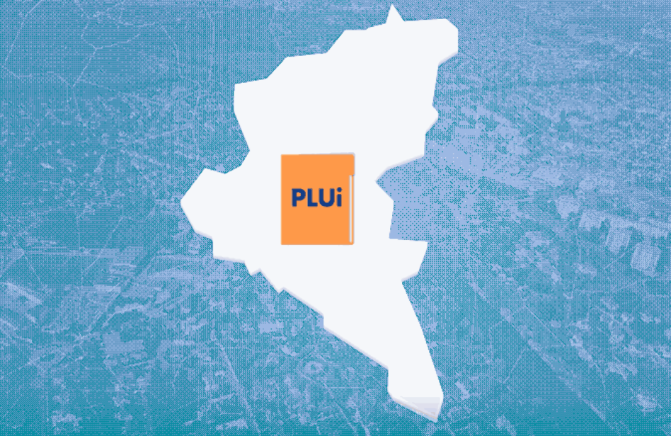 Carte du territoire de Grand Paris Grand Est avec le document du PLUI en son centre