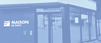 Façade de la maison du droit