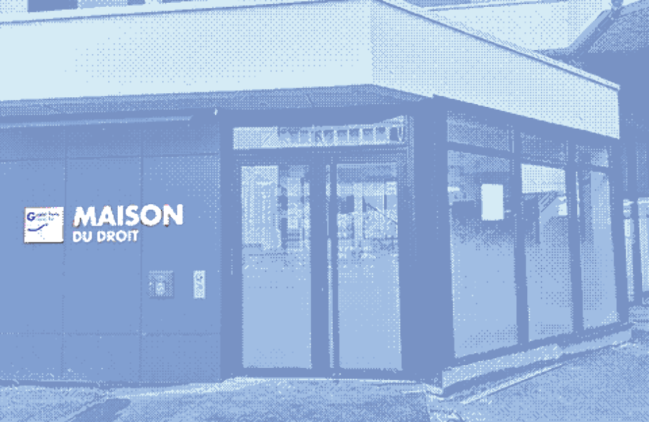 Façade de la maison du droit