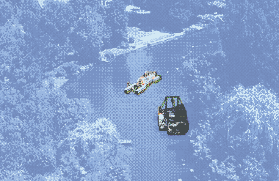 Photo de travaux d'assainissement sur la marne