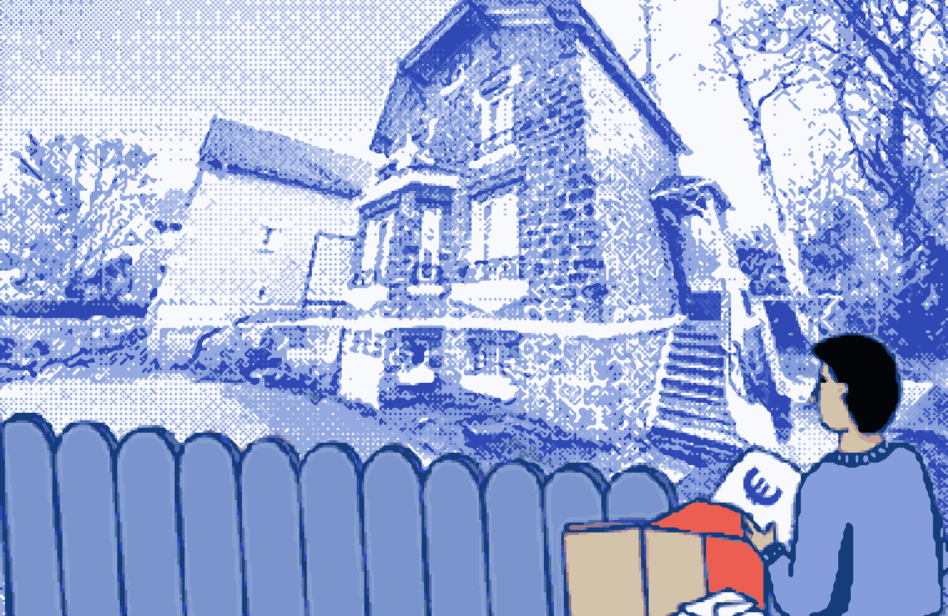 Un habitant reçoit des aides par courrier