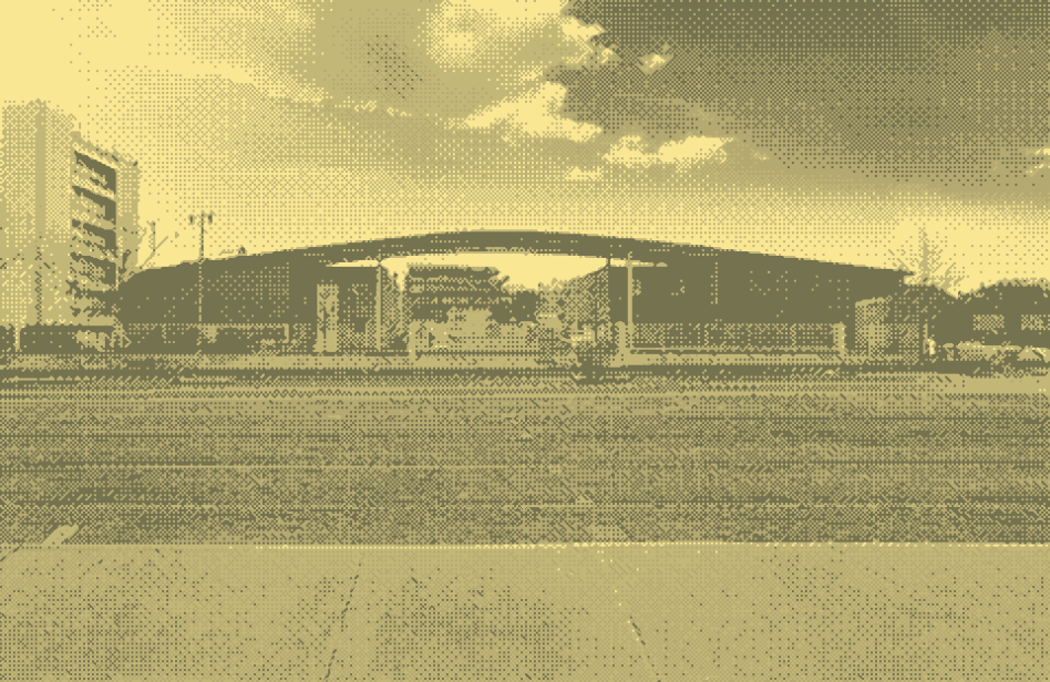 Façade de l'hôtel d'activité de Clichy-sous-Bois