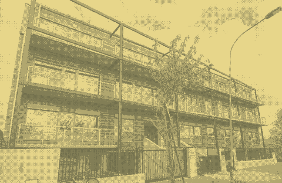 Façade du plateau à Montfermeil