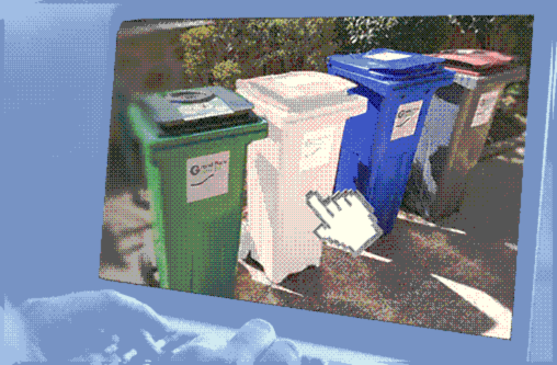 Écran d'ordinateur sur la page des démarches