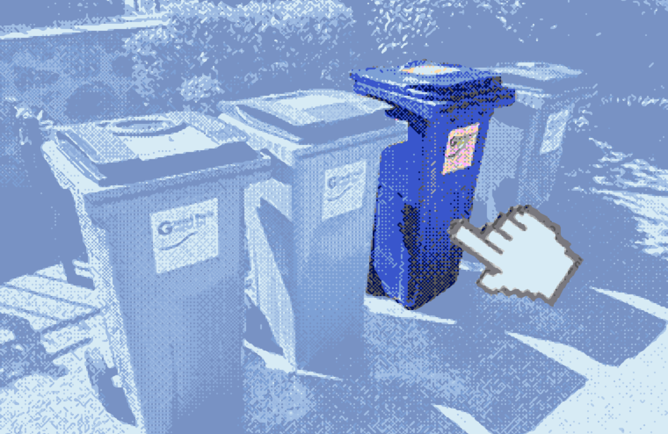 Bacs de collecte des ordures ménagères