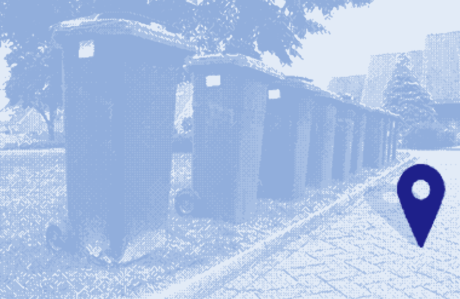 Bacs de collecte des déchets